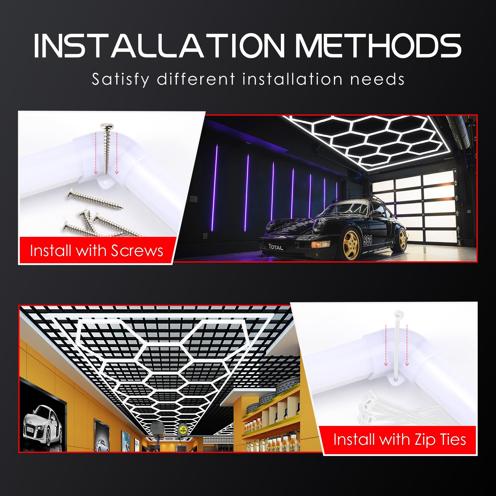 14 Hex Kit Led Light With Border (8' x 16')